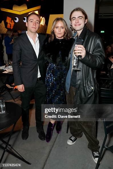 Patsy Kensit, Lennon Gallagher and guest attend 'Hermes: Step 